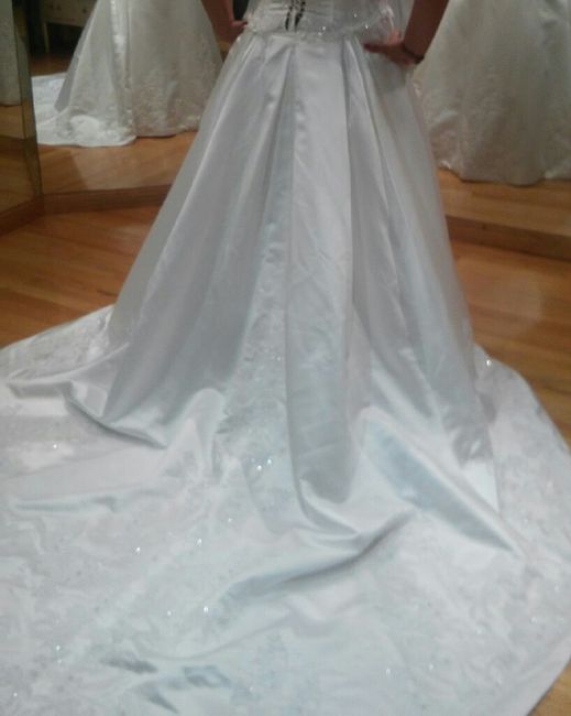 ¿Qué tan larga será la cola de tu vestido? - 1