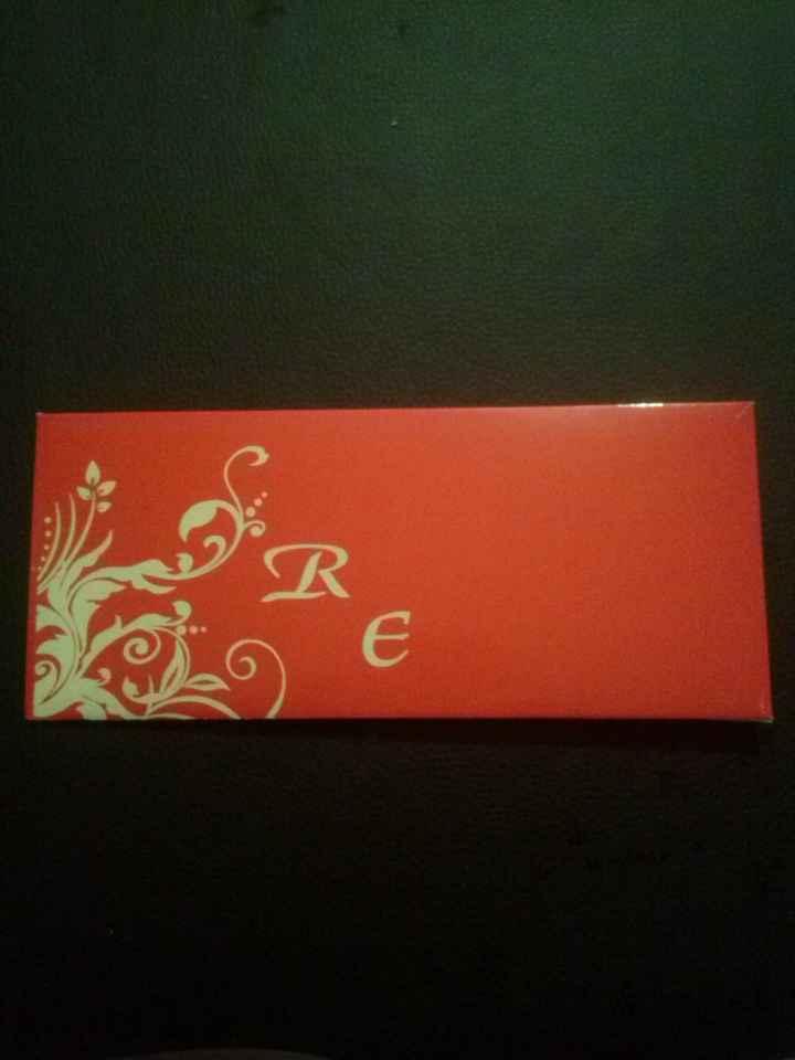 Por fin me entregaron mis invitaciones. - 1