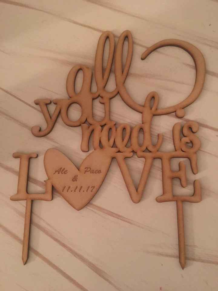 Cake topper ✅ - 1