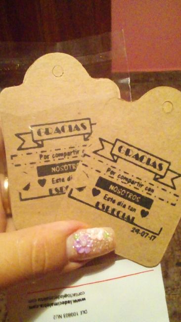 Etiquetas y sello... todo personalizado - 2