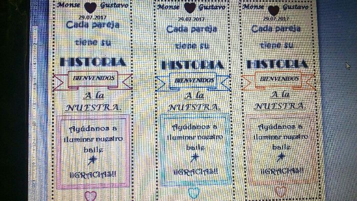 Etiquetas y sello... todo personalizado - 3