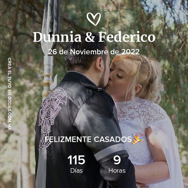 ¿Cuánto tiempo llevan casados? 😍 3