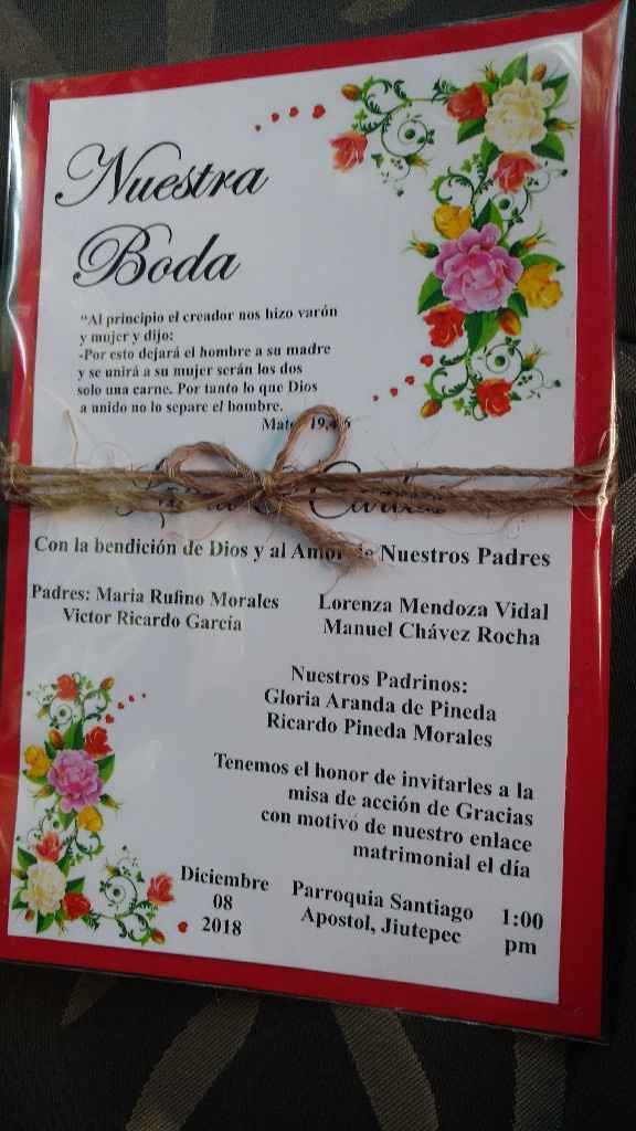 Invitaciones listas 🙋❤️ - 1