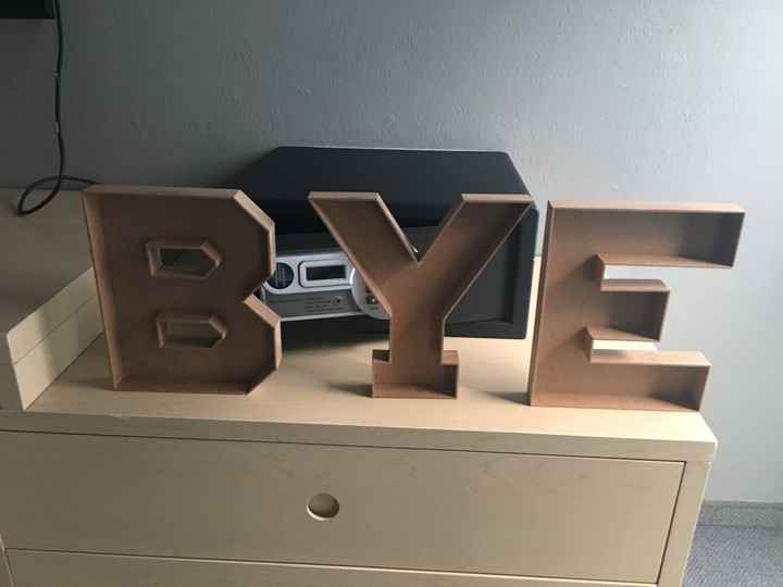 Letras mdf para sesión preboda - 4