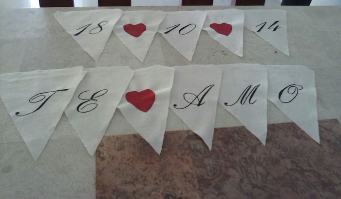 Nuestros banderines/ guirnaldas L & G - 3