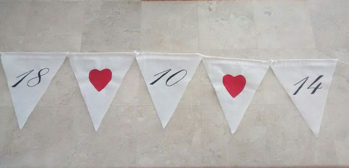 Nuestros banderines/ guirnaldas L & G - 4