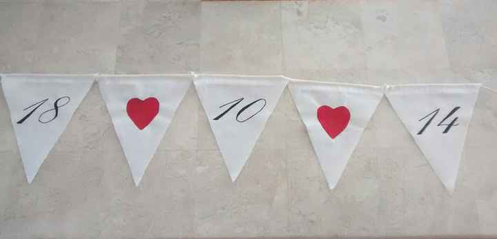 Nuestros banderines/ guirnaldas L & G - 4