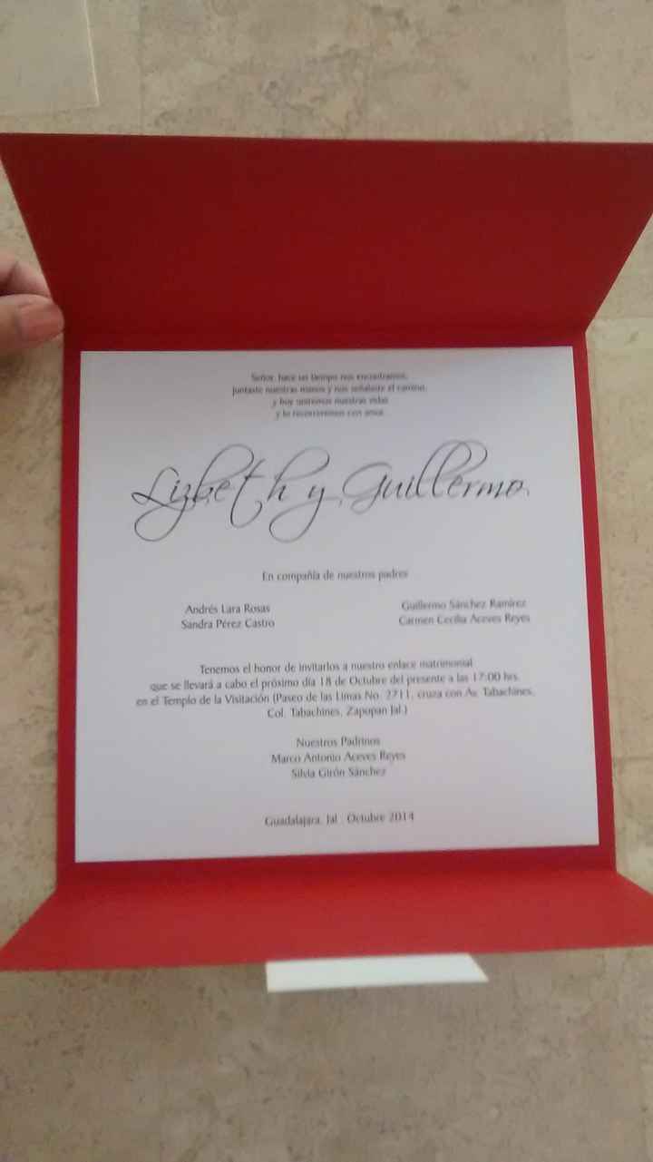 Nuestras invitaciones L & G - 1