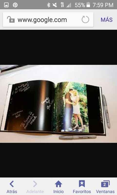 Ideas para libro de firmas boda - 1