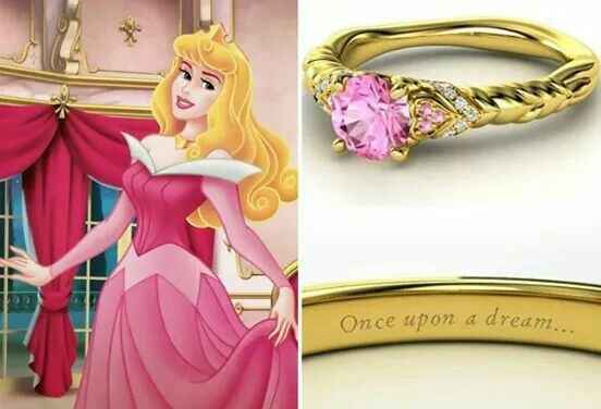 Anillos de compromiso inspirados en las princesas de disney - 2