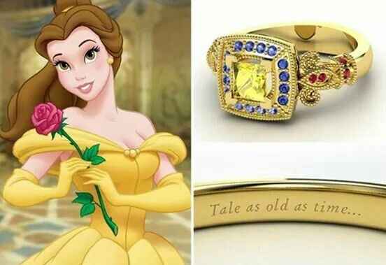 Anillos de compromiso inspirados en las princesas de disney - 4