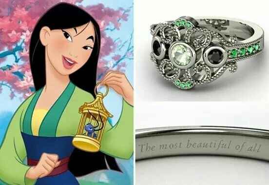 Anillos de compromiso inspirados en las princesas de disney - 8