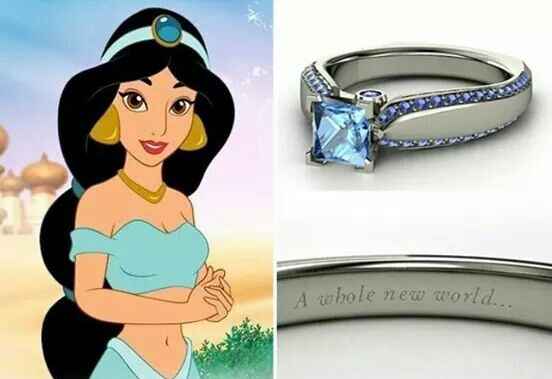 Anillos de compromiso inspirados en las princesas de disney - 9