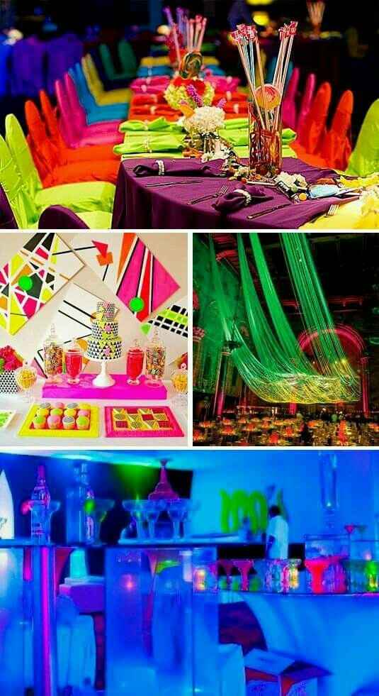 Bodas de colores: color neon - 5