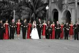 Bodas de colores: color rojo/negro - 6