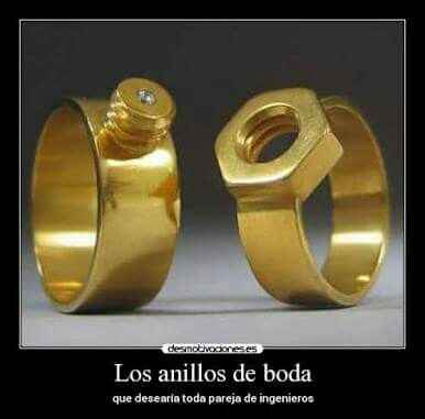 Anillos de boda para ingenieros - 1