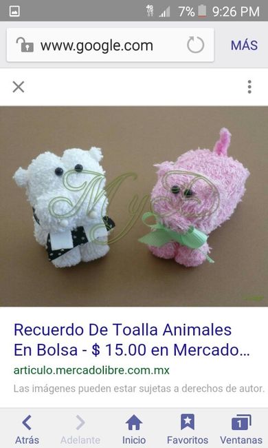 Monitos de toalla para recuerdo - 3