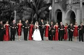 Bodas de colores: color rojo/negro - 6