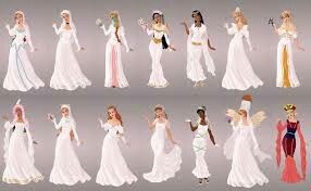 Las princesas vestidas de novia - 2