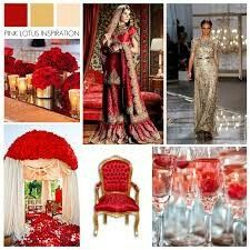 Bodas de colores: color champage /rojo - 13