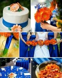 Bodas de colores :azul/gris y azul/naranja - 5