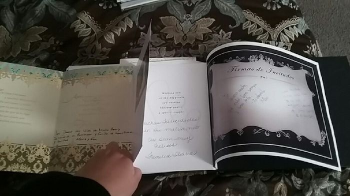 Que hacer con el libro de firmas después de la boda - 4