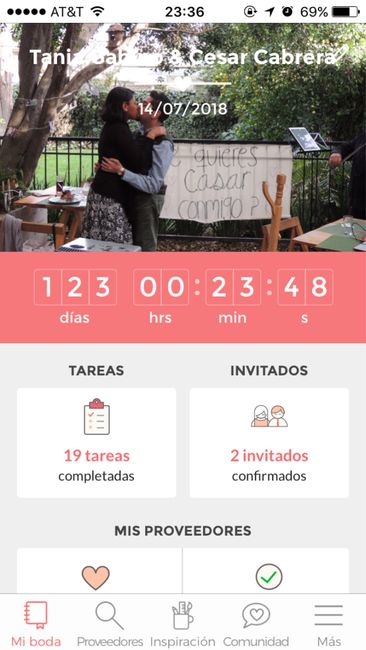 ¿Cuánto falta para que se casen? - 1