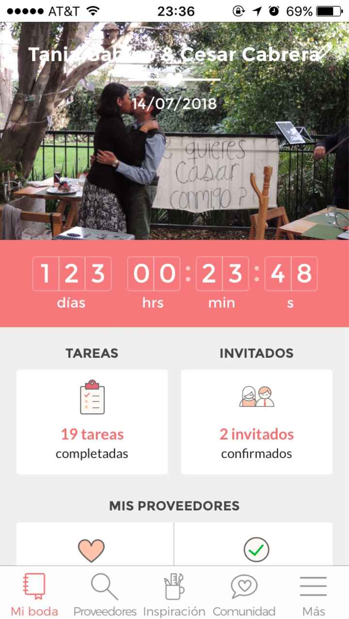 ¿Cuánto falta para que se casen? - 1