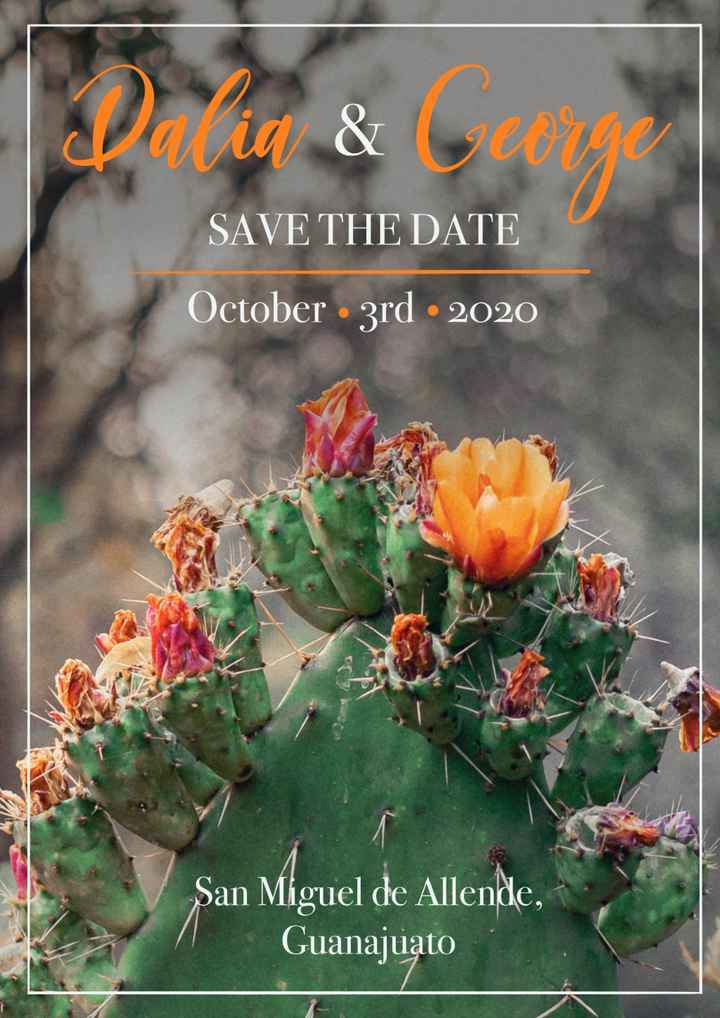 Nuestro Save the Date! - 1