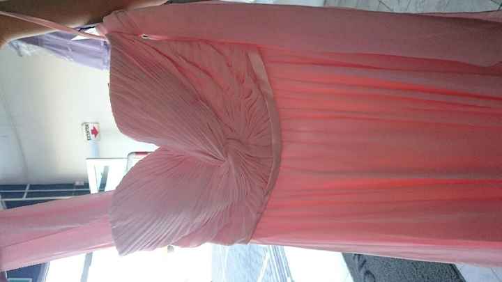 Vestido de damas listo - 2