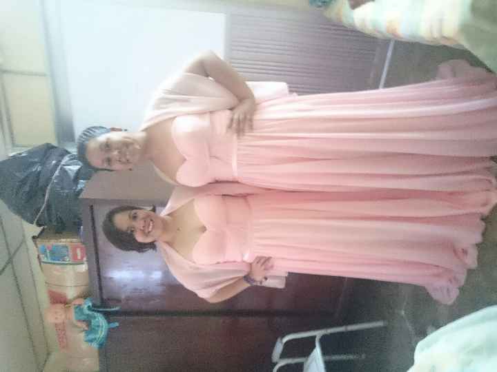 Vestido de damas entregado - 1