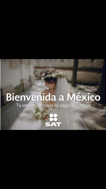 ¿Cobran impuestos por trasladar mi vestido? 1