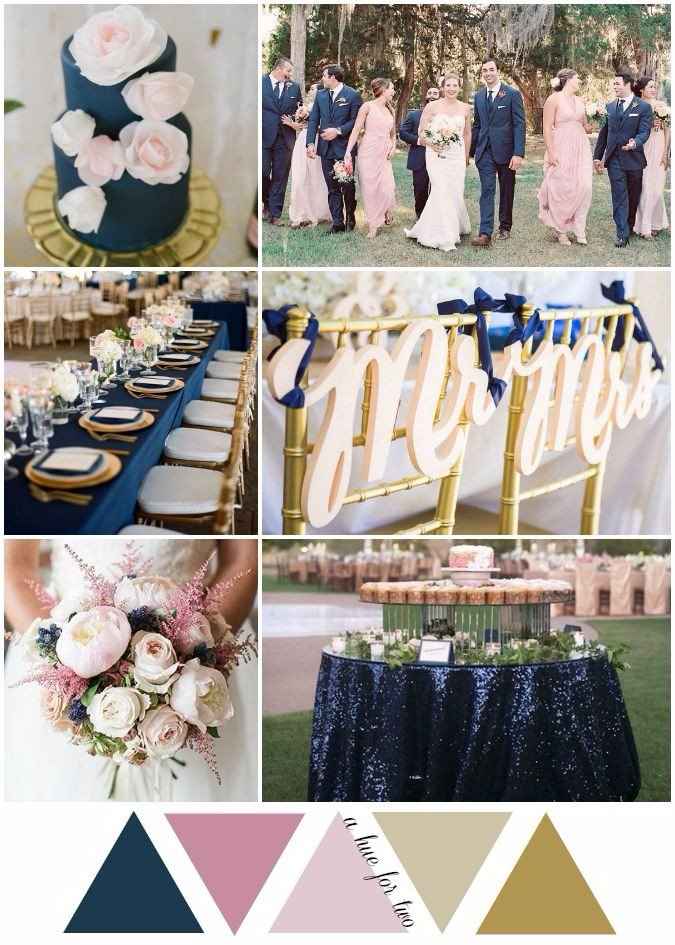 Blanco, Navi Blue y Mauve