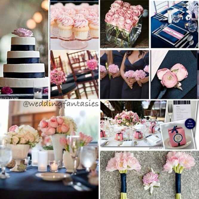 Blanco, Navi Blue y Mauve