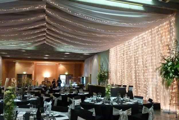 Boda en negro y blanco!