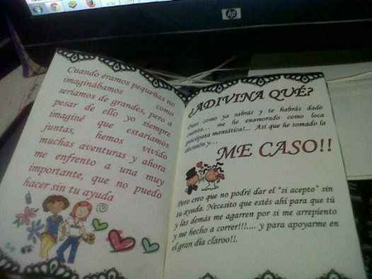 Invitación dama de honor!!