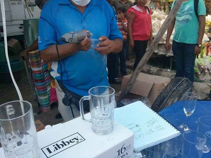 Grabando las copas!!!