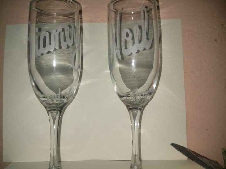 COPAS DE BODA GRABADAS!!