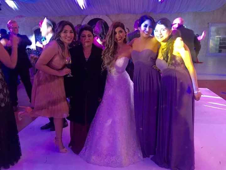 con mi mami y amigas