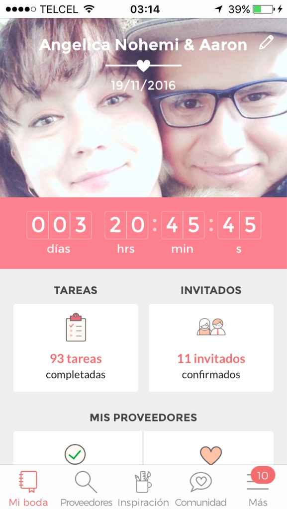 Quienes se casan este sabado 19  de noviembre - 1