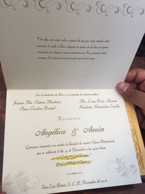 Invitaciones listas!! - 2