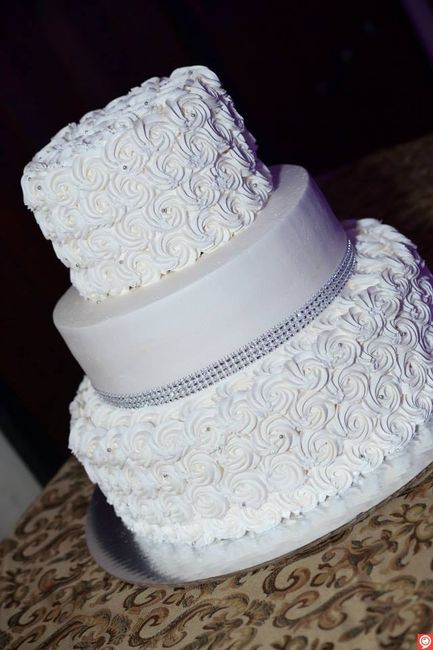 nuestro pastel de boda