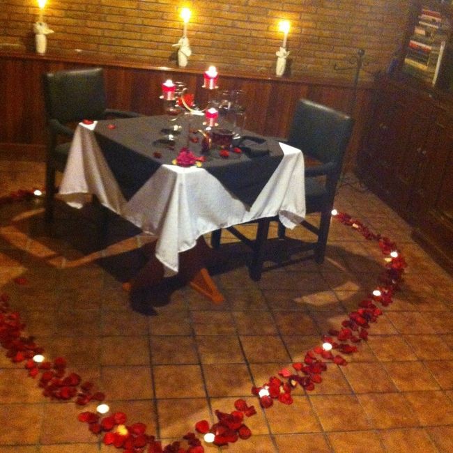 La cena para el anillo......