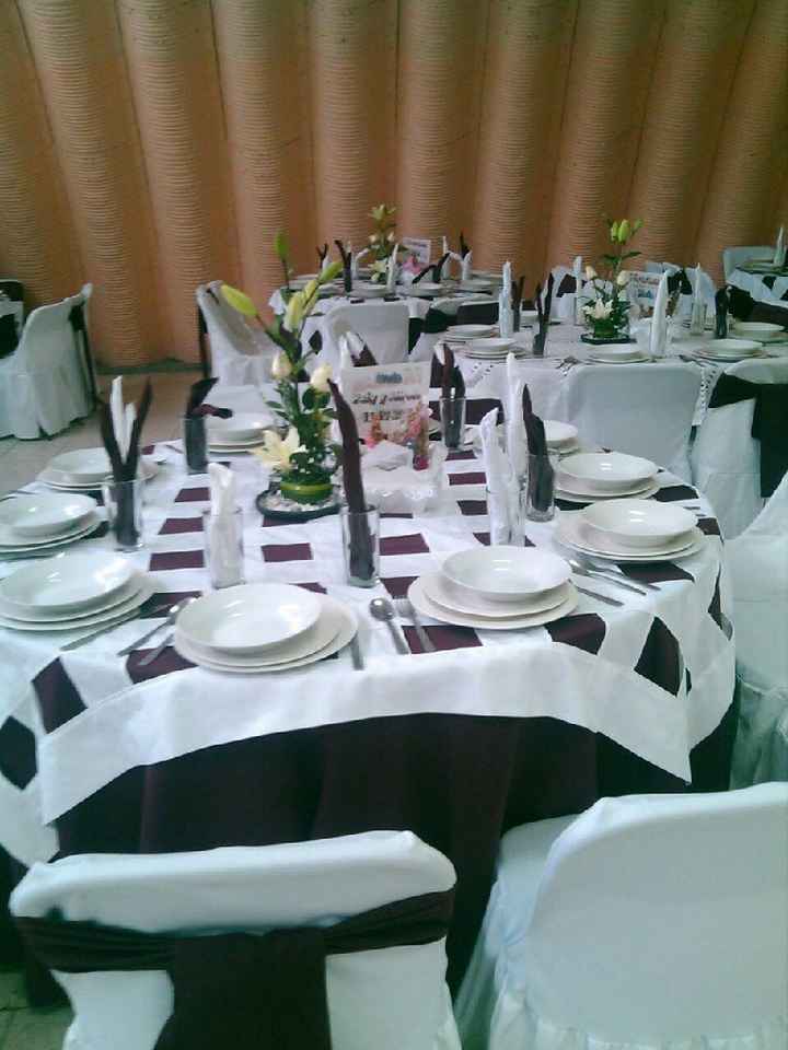  Así van a hacer el arreglo de las mesas...!! - 1