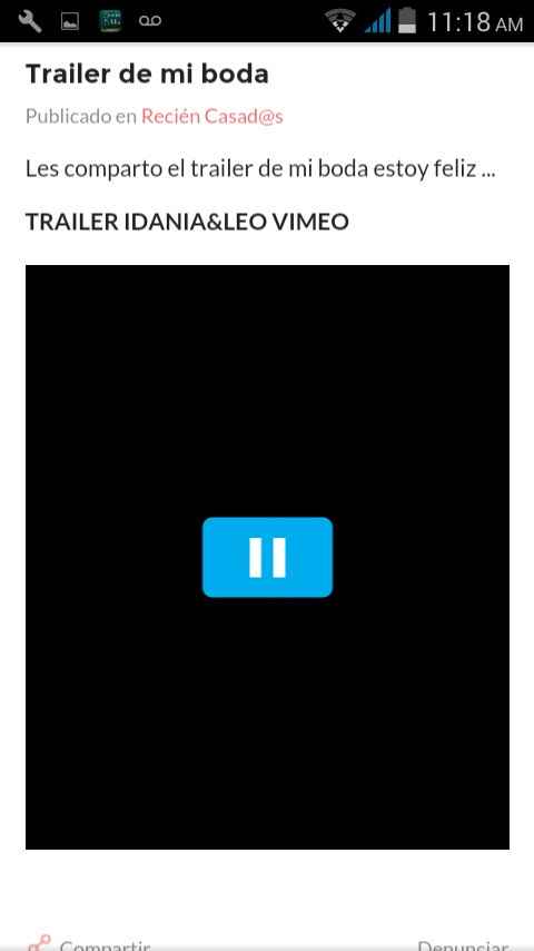 Trailer de mi boda - 1