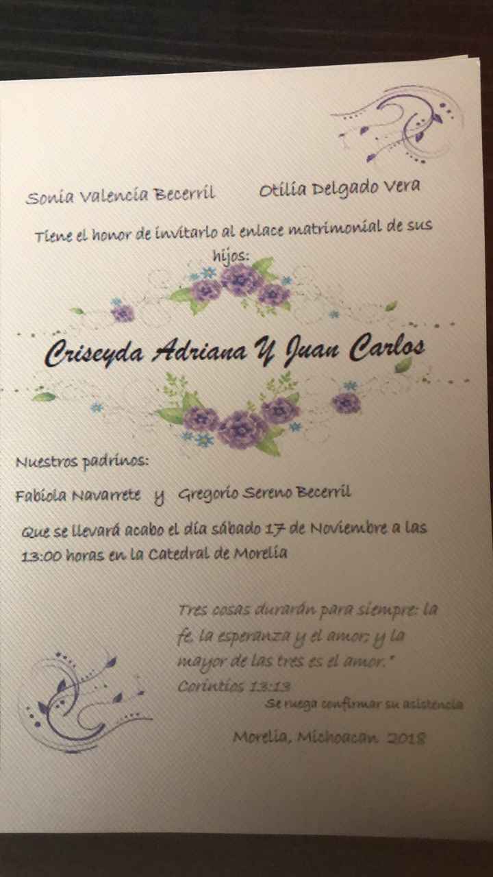 Elegir invitaciones, ayuuuda! - 1