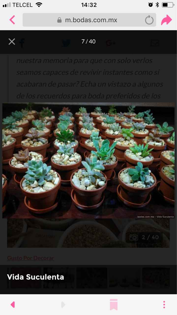 Ideas para mesa de recuerdos - 2