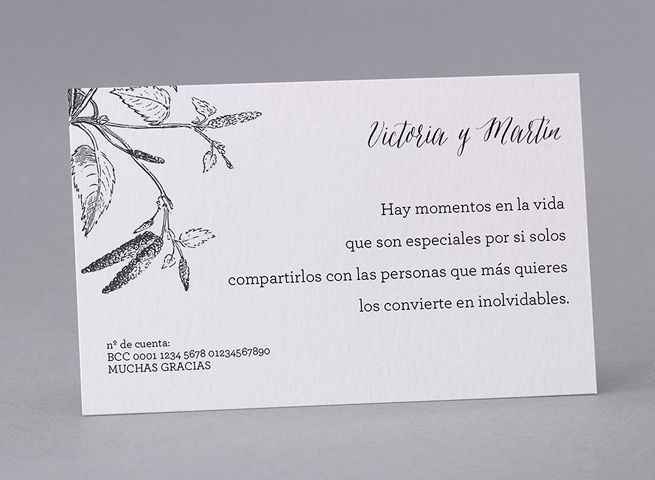 ¿Como avisar que el regalo será de sobre en mi Boda? - 1