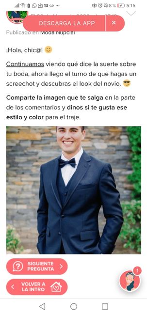 Haz screenshot y descubre el look de novio - 1