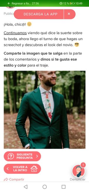 Haz screenshot y descubre el look de novio - 1